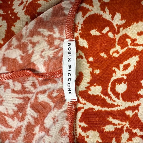 Robin Piccone Paprika Red Floral Cover-Up Pants – Size M - Picture 6 of 9